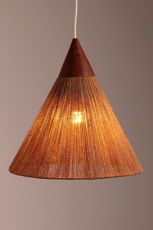 Lampe pendante de Mid Century par Temde-Leuchten, 1960s