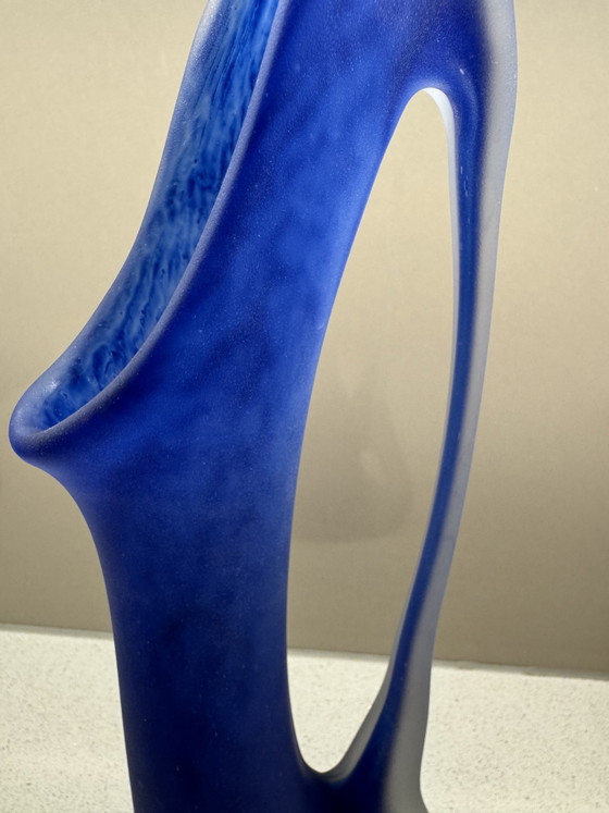 Image 1 of Monumental Murano "Anse Volante" Vase - Attributed to Giorgio Ferro for A.V.E.M. - 1950s - 39.5 cm (Perfect condition)