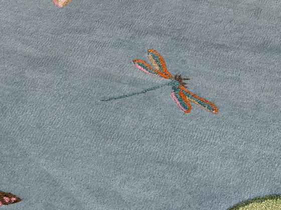 Image 1 of Tappeto Brink and Campman Wedgwood Hummingbird Blue