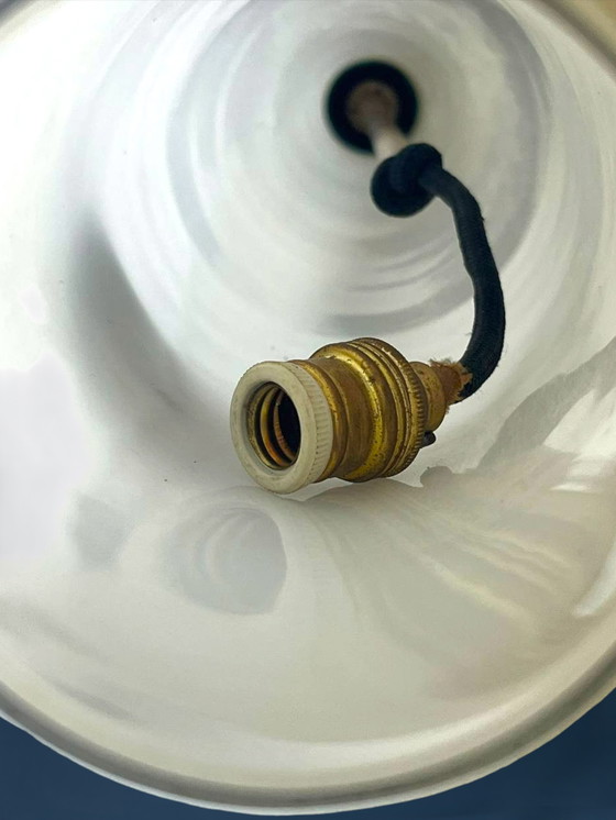 Image 1 of Lampada Vistosi in vetro di Murano e teak