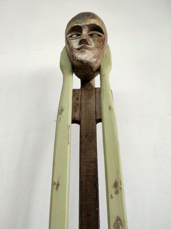 Image 1 of Unique Tribal Art wooden sculpture art object
