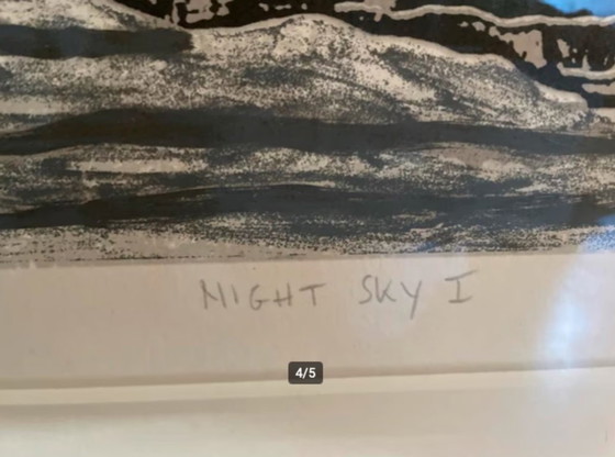 Image 1 of Ronald Boonacker - Ciel nocturne 1 - Sérigraphie