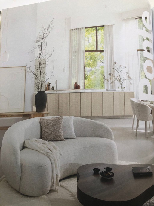 halbrundes Sofa einzigartige Form neu