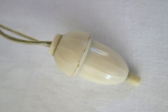 Image 1 of Rare double perforated metal wall light from the 50s