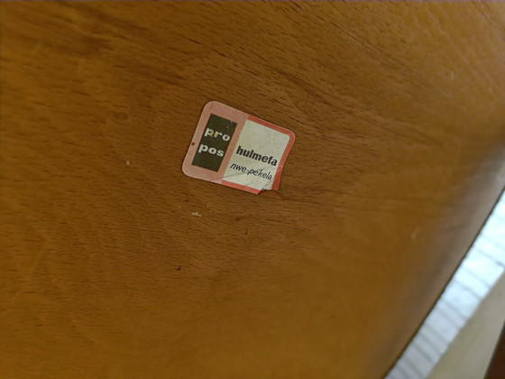 Image 1 of Vintage Cowhorn Dining Chairs by Tijsseling Meubelfabriek, Hulmefa, 1960s, Set of 4