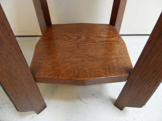 Image 1 of Art Nouveau bijzettafel Amsterdamse School