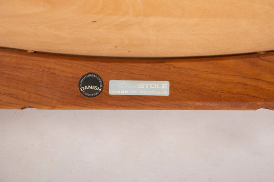 Vintage fauteuil van Høng Stolefabrik, jaren 60 – Bureaustoelen, Leather, Wood, Scandinavian (photo 9 of 10)