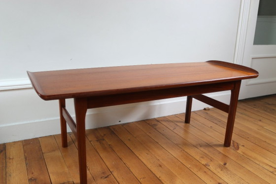 Vintage Scandinavische teakhouten salontafel, 1960 – Wood (photo 6 of 11)