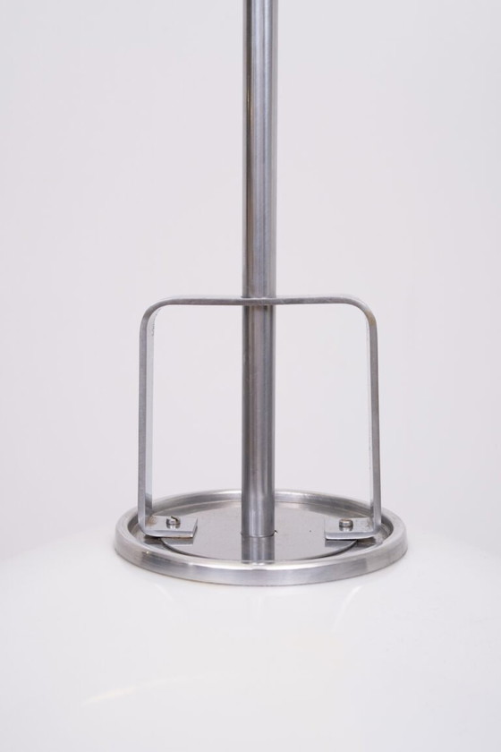 Vloerlamp "Lucerna" van verchroomd staal, ontworpen door Harvey Guzzini voor Meblo in de jaren 60. (photo 40 of 40)