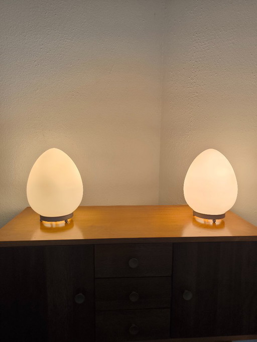 2 Ikea table lamp Egg 90s