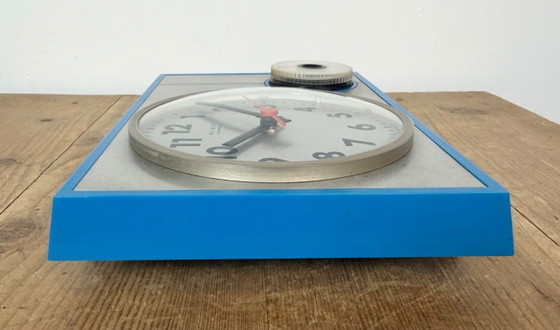 Horloge murale de cuisine vintage est-allemande de Weimar, années 1970 – Pendules, Glass, Plastic (photo 16 of 18)