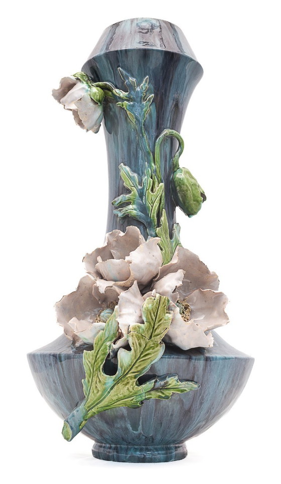 Image 1 of Large Art Nouveau Vase