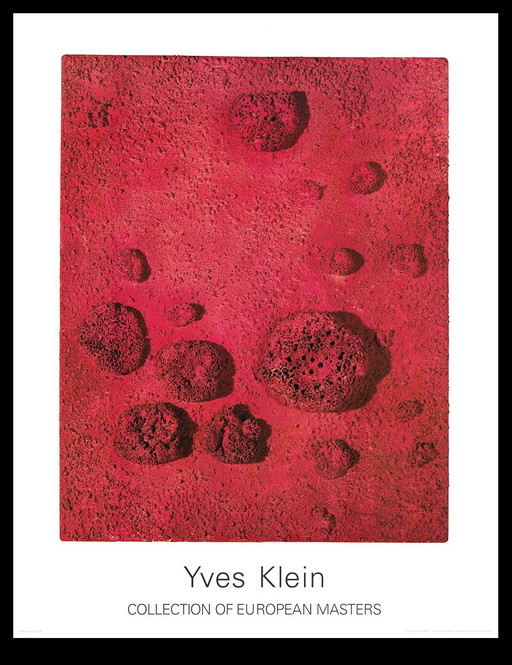 Klein, Yves - Composition rouge - Collection des maîtres européens
