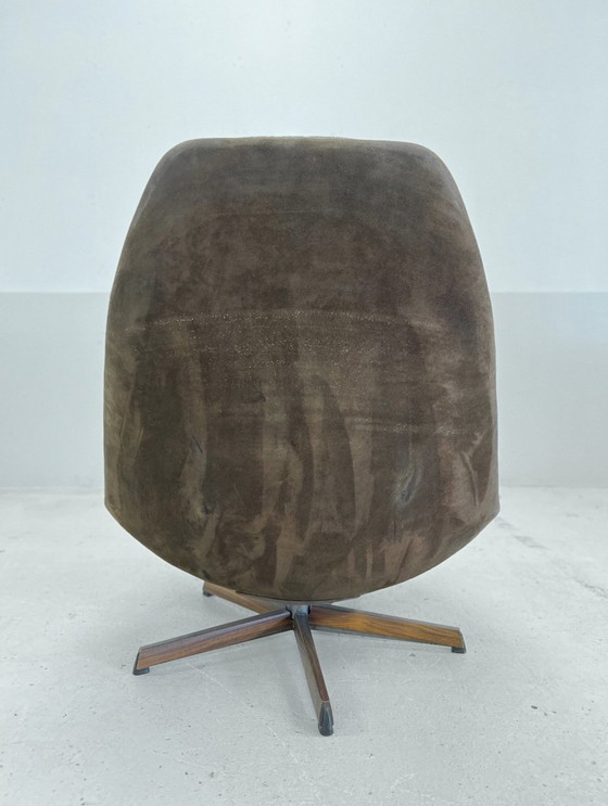 Image 1 of Chaise longue vintage danoise inclinable par Madsen & Schübel, 1970S