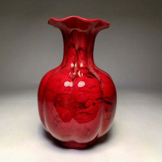 Zsolnay - Vaso - Vaso Eosina Rosso - Porcellana – Vasi, Porcelain (photo 3 of 22)