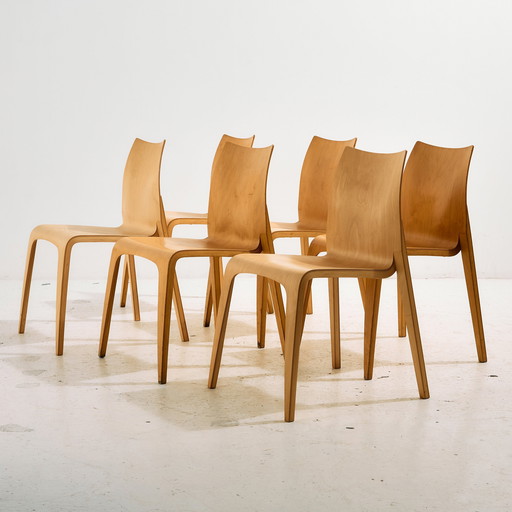 MK10891 Flow Chair by Jakob Berg, Set of 6
