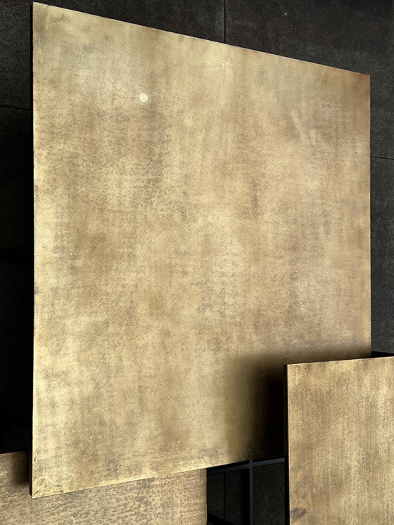 Image 1 of Set di 3 tavolini da caffè di lusso Richmond Interiors! Ottone dorato.