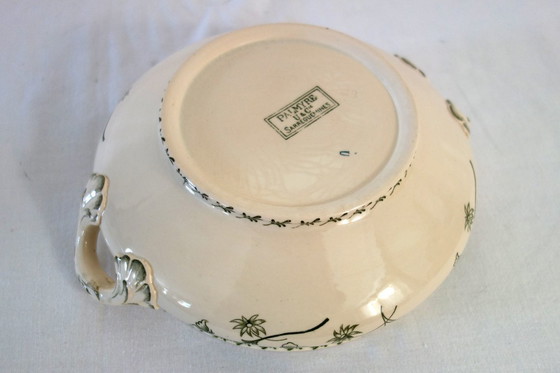 Image 1 of Small ironstone tureen "Palmyre" Sarreguemines