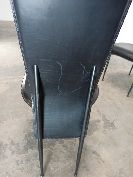 Image 1 of 4 x Fasem Italian design dining chairs 