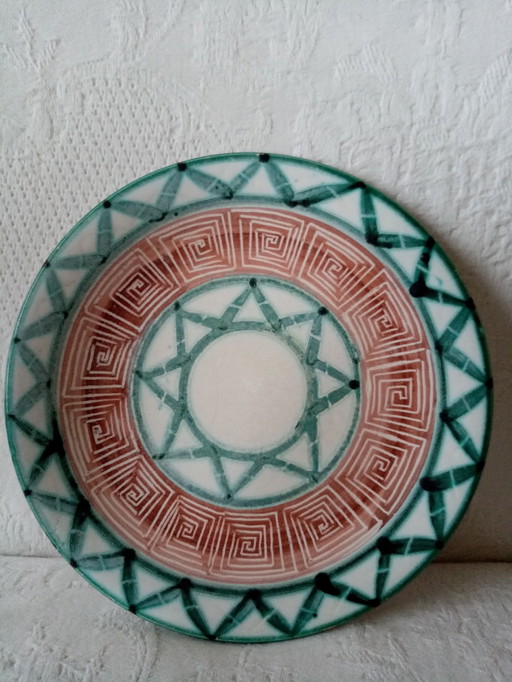 Deko-Teller Keramik Robert Picault/Vallauris 70s(19cm)