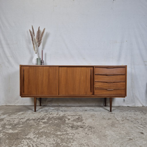 Vintage 1960s teak Scandinavian Finnish sideboard, wall cabinet