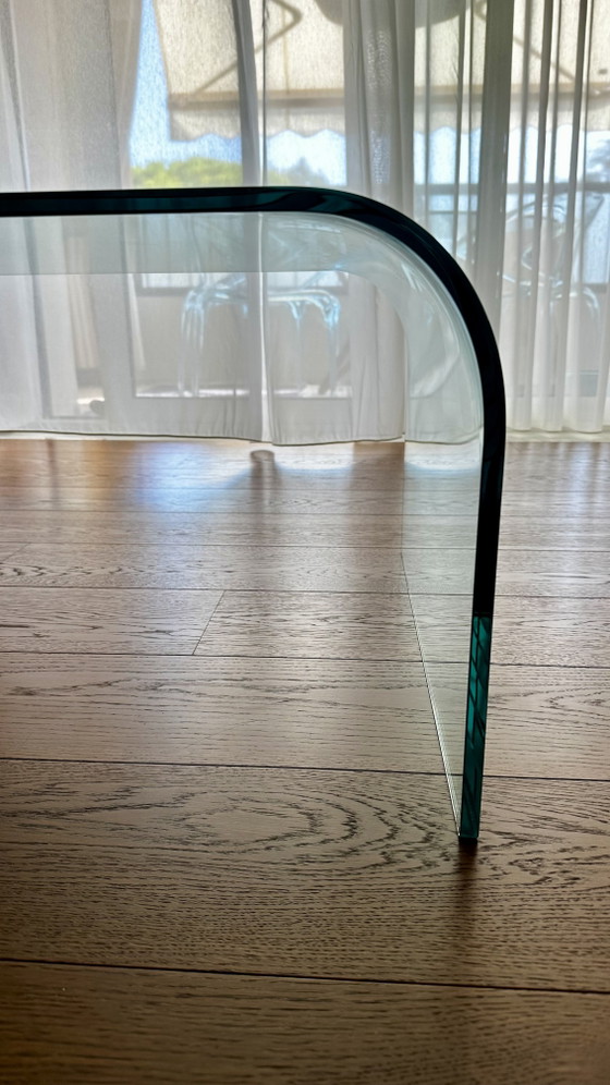 Tavolino da caffè minimalista in vetro curvato – 12 mm – 110 × 60 cm – Tavolini da caffè, Glass (photo 4 of 7)