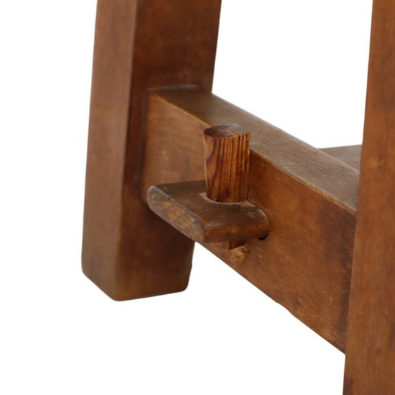 Charmante Oude Houten Kruk Zuid Frankrijk Rustiek Fifties – Krukjes, Wood, Vintage (photo 13 of 18)