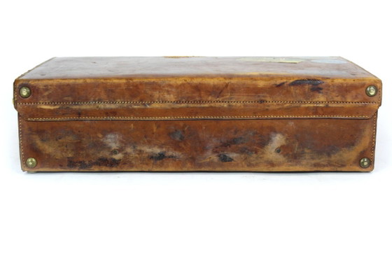 Valise en cuir pour participant aux Jeux olympiques de Berlin, par Alfred Lerbletier, années 1930 (photo 8 of 21)
