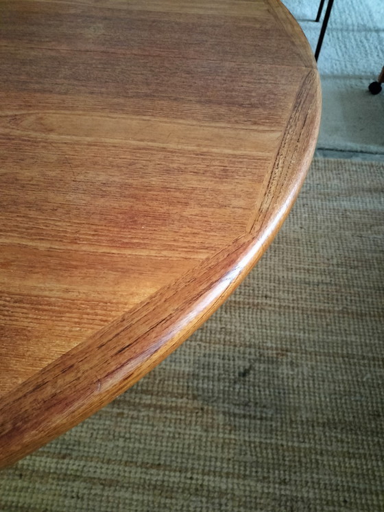 Image 1 of Vintage teak Danish round dining table VV Møbler
