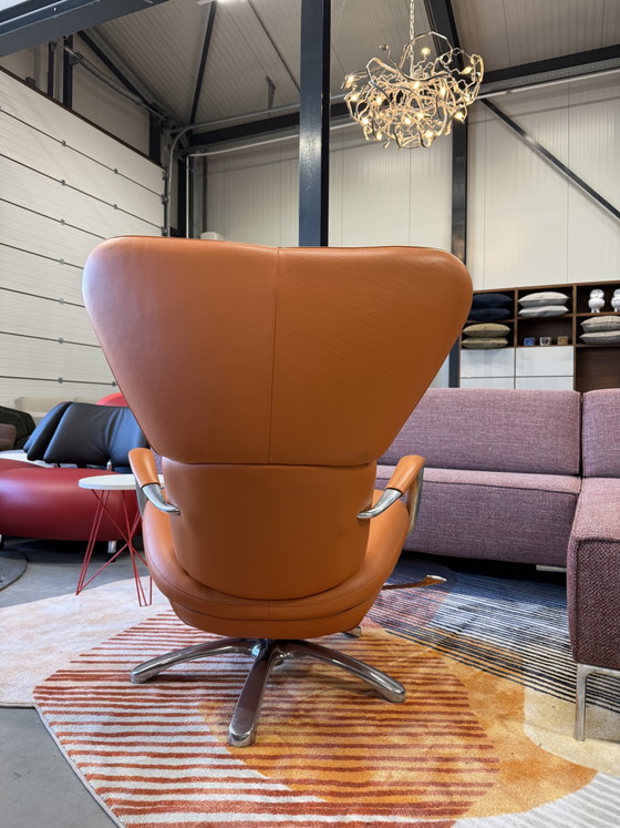 Image 1 of Leolux Formi Sillón cuero naranja