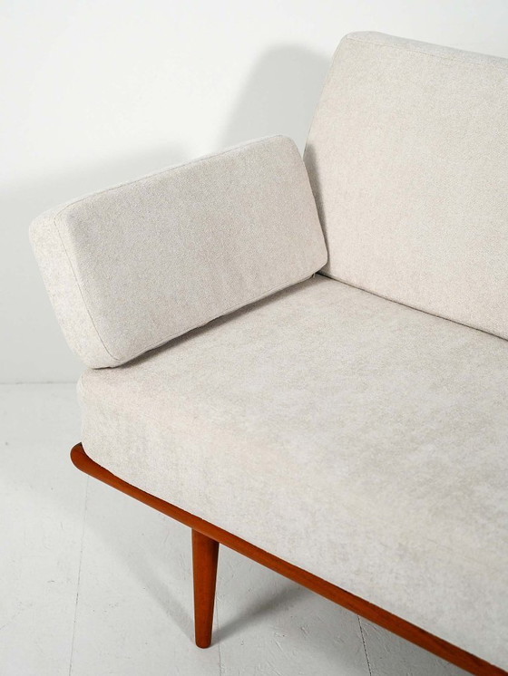 Image 1 of Teakhouten bank "Minerva" met armleuningen van France & Søn