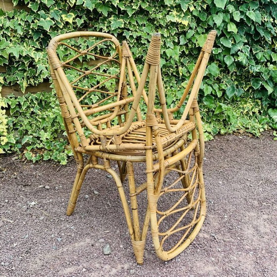 Image 1 of Paar rotan stoelen van Van Rohe