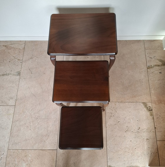 Image 1 of Mimiset - Tavolini laterali in mogano