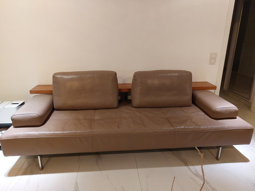 Rolf Benz designer leather sofa