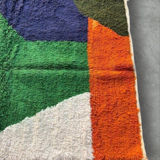 Alfombra bereber cruda con patrones coloridos 250cmx150cm – Wool, Bohemian (photo 6 of 6)