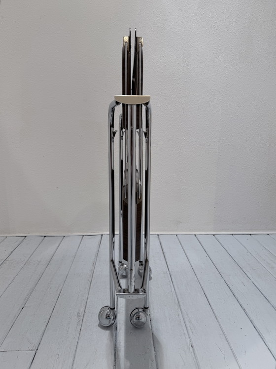 Desserte Vintage Mid-Century Pliante – Chrome, Other (photo 12 of 15)