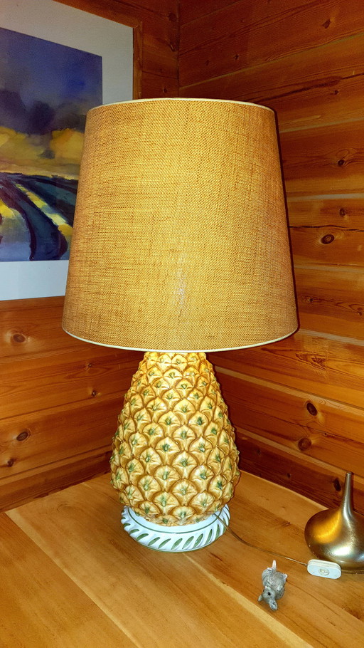 Vintage Tischlampe "Ananas".