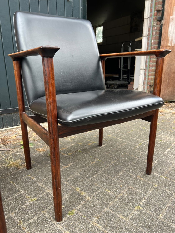 2 poltrone vintage Fristho Impala – Cor Bontenbal – anni '60 – Wood, Skai (photo 2 of 8)