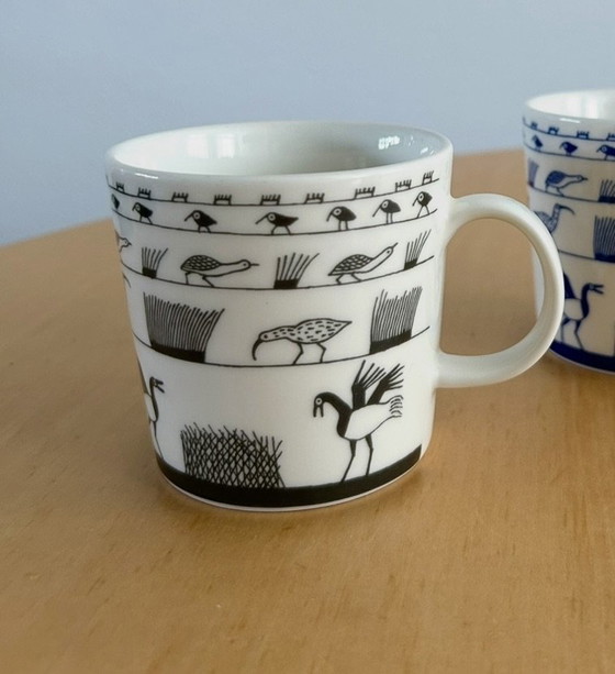 Llittala Oiva Toikka Collection tazza uccelli, Iittala, Stoviglie, Porcellana, Nero (foto 5 di 5)