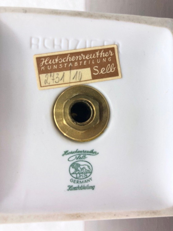 Image 1 of Kleine Mid Century Tischlampe von Hutschenreuther Design Hans Achtziger