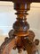Antique Victorian Six-Seater Oval Tilt-Top Centre Dining Table in Burr Walnut, 1860 – Porcelain (photo 14 of 17)