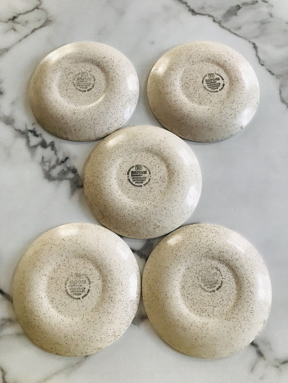 Image 1 of Vintage English Biltons dessert plates