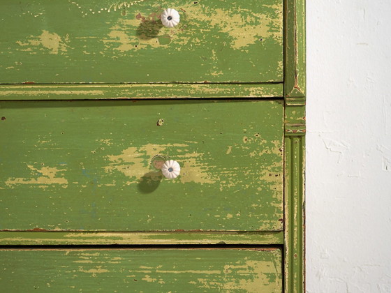 Antique green chest of drawers (c.1920) #12 (photo 39 of 40)