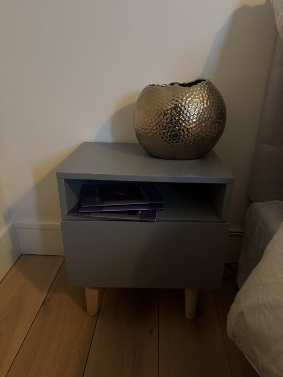 Image 1 of Pair of bedside tables grey