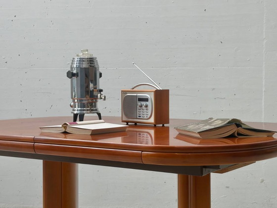 Image 1 of Eleganter Lübke Ausziehtisch aus Kirschholz – zeitloses Design und hochwertige Verarbeitung