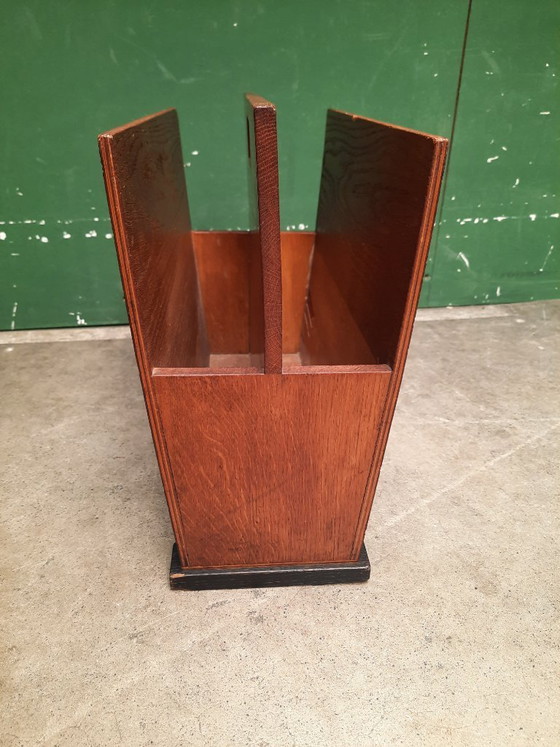 Image 1 of Portariviste in legno stile Art Déco vintage
