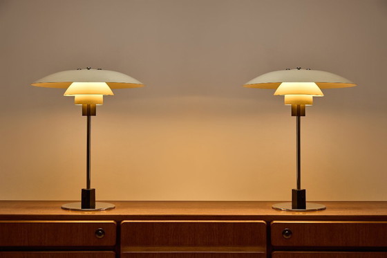 Image 1 of Set di 2 lampade da tavolo PH 4/3 - Prodotte da Louis Poulsen