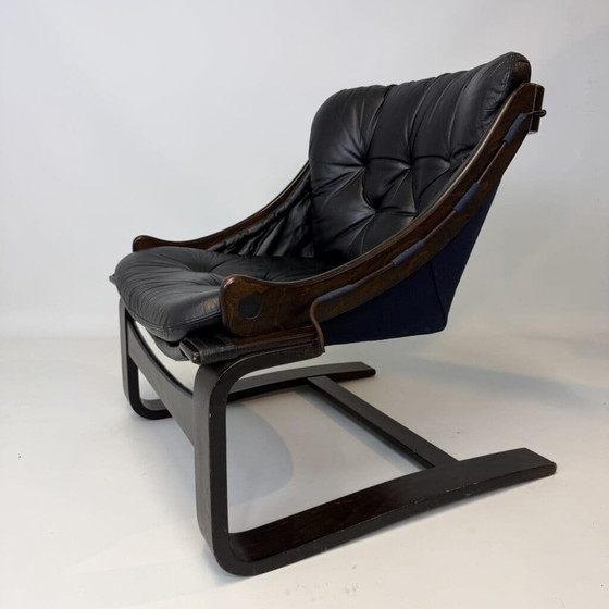 Kroken armchair by Åke Fribytter for Nelo Möbel, Leather (photo 14 of 18)