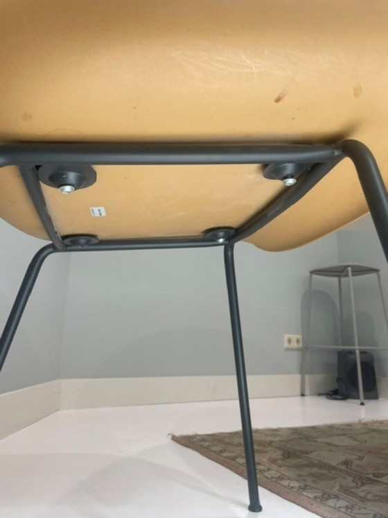 Muuto Chair, Fiber Armchair Tube Base in Ochre – Metal (photo 4 of 5)