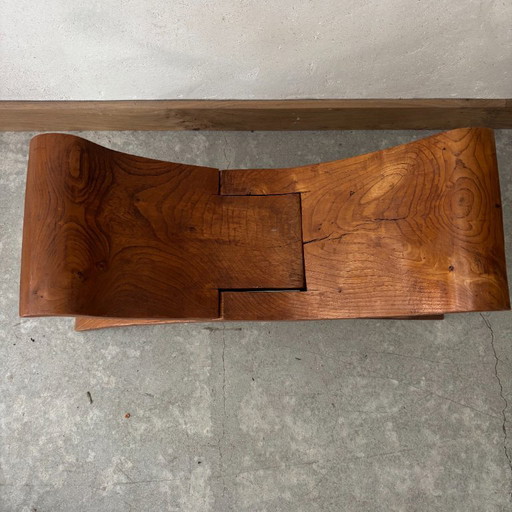 Gesneden houten kruk – krukjes, Wood (photo 2 of 5)